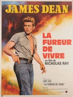 Rebel Without A Cause French Grande Orig Movie Poster