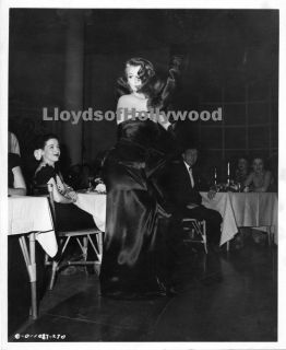 RITA HAYWORTH GILDA BEHIND THE SCENES ON DANCE FLOOR SET PHOTOGRAPH