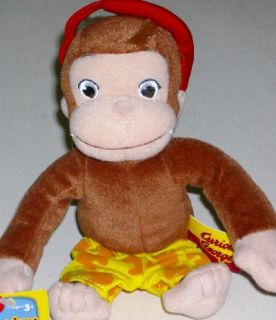Curious George Monkey Splish Splash Chimp Bean Bag PAL