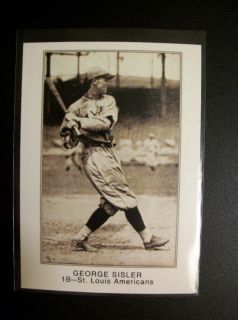 2011 Topps Vintage Reprints CMGR9 George Sisler St L