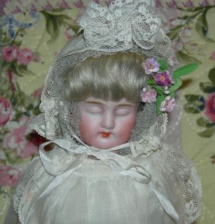 Antique German Doll 3 Faces Carl Bergner 12 Lovely Antique Clothes