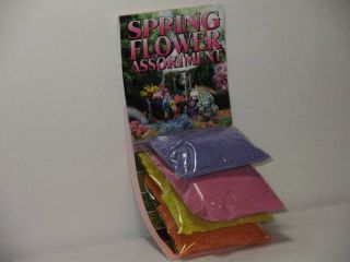 SCENERY   FLOWERS & FRUIT FLOCK & TURF  SPRING  4 pack