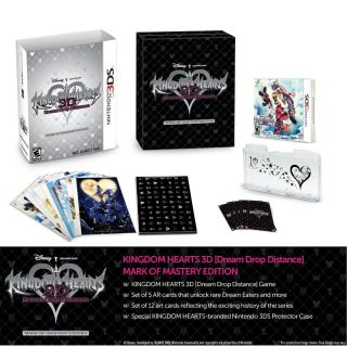 NEW Kingdom Hearts 3D Dream Drop Distance Mastery Limited Collectors