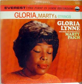 Gloria Lynne Marty Paich Strings LP VG SDBR 1220 Stereo Everest Record