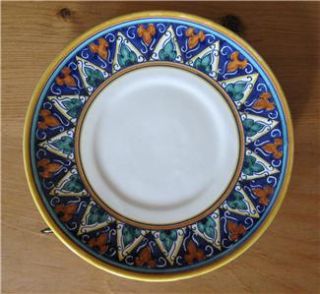 Grazia Deruta Italy Plate Saucer Hand Painted Italian Ceramic Majolica