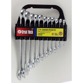 Greatneck 51004 11 Piece Combination Wrench Set SAE