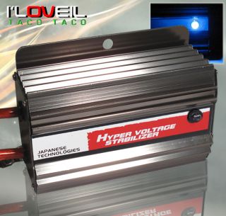 Car Truck Gunmetal JDM Battery Voltage Stabilizer ECU B16 B18 D15 D16