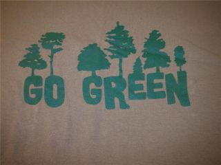 Go Green Environmental Novelty T Shirt x Large