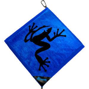 Authentic Frogger Amphibian Golf Towel Blue Bonus