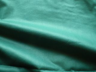 Vintage 70s Sea Green Semi Glazed Cotton Dress Fabric