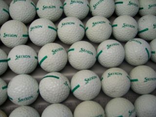 5000 Used Srixon Green Striped Range Balls