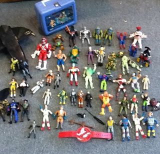 80s Toys Lot. Ghostbusters, Batman, Kenner, Gi Joe, Star Wars, He man