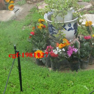 5pcs Greenhouse Plant Garden Misting Atomizing Sprinkler 1NOZZLE 1 Tee