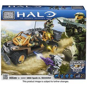 Mega Bloks Halo Spade vs Skirmisher 96981 New