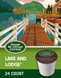Green Mountain Lake and Lodge 12 COUNT NOT 24 count Keurig Cups Kcups
