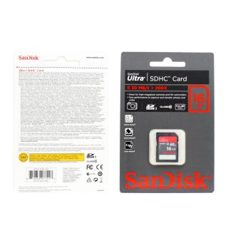 SanDisk 16GB 16 GB Ultra Secure Digital SD SDHC 30MB s Memory Card