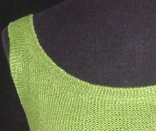 Eileen Fisher Green Grass Knit Hemp Cami Top 3X