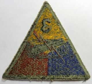3rd Armored Division Greenback Patch