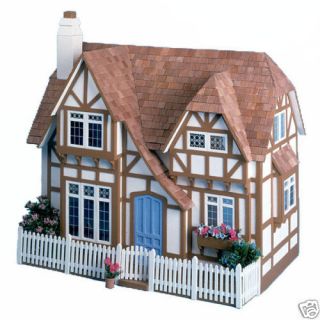Glencroft Tudor Dollhouse Kit by Greenleaf Wooden New