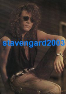 Jon Bon Jovi Ian Gillan Poster Mag Argentina 1992