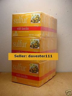 Sulfur Soap Bar with Lanolin Acne Blemish Control