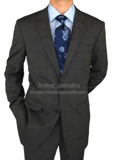 1499 Giorgio Italian Slim Fit Mens Suit 100 Wool 21561 1 Charcoal 40R