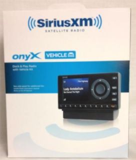 brand new sirius xm onyx satellite radio receiver with car