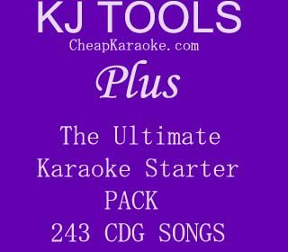 RSQ KM1100 Karaoke Player Machine System CDG Music Song Pack