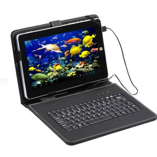 10 inch Google Android Tablet 8GB Bundle with Case Keyboard