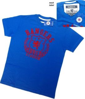Glasgow Rangers Heritage Ibrox T Shirt Blue s 5XL
