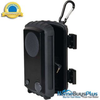 Grace Digital Audio Rugged Waterproof Case with Built in Speaker for