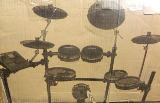  DM10 Studio Kit Professional 6 Piece Electronic Drum Set Black