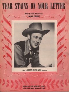 1946 HANK PENNY country western KEN CHRISMANS PAINTED POST Hollywood