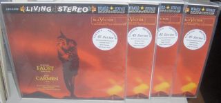 Classic Records 4 LPS LSC 2449 Gounod Faust Bizet Carmen Gibson 45rpm