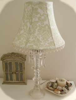 Stunning Simply Shabby Chic Crystal Glass Table Lamp Ashwell