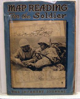  Map Reading for the Soldier Infant ry Journal Book w Maps (L7577 ARRI