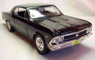 1966 Chevrolet Chevelle SS 396 Black 1 24 Scale