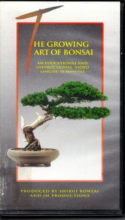  Art of Bonsai Dwarf Miniature Trees Horticulture Video Arthur Skolnik