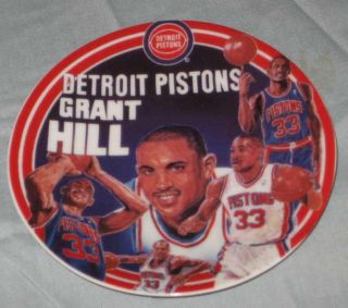 Grant Hill 1995 Sports Impressions 4 Mini Plate Pistons