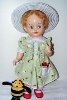 16 Hard Plastic Vintage Australian Pedigree Toddler Doll Free Post