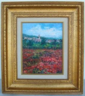 Jane J Lanctot Impressionist Painting Church on Hill Oil Painting