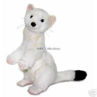 Hansa 12 Ermine Plush Stuffed Animal Toy