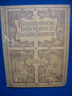 Foundation Lessons in English Grammar Book 65006