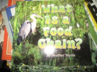 HARCOURT WHAT IS A FOOD CHAIN? 2ND GRADE 2 SCIENCE READER HOMESCHOOL