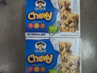 Quaker Chewy Granola Bars 48 Ct Bulk Candy Vending