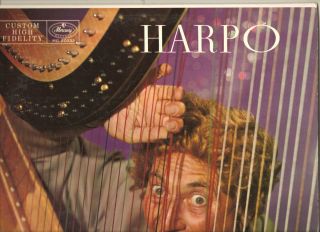 Harpo Marx Harpo LP 58 Mercury Records Freddy Katz ORCH Groucho
