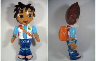 Go Diego Go Dora Figure Doll Inflatable Blow Up Kids Toys Party Favor