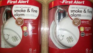 First Alert 120V AC Hardwired Smoke and Fire Alarms