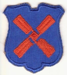 Partial Greenback XII Corps 12th US Army WWII Patch