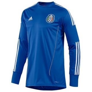   Mexico Goalkeeper Jersey MEDIUM M Blue Long Sleeve Soccer Goalie 90